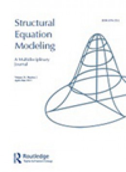 Structural Equation Modeling-a Multidisciplinary Journal