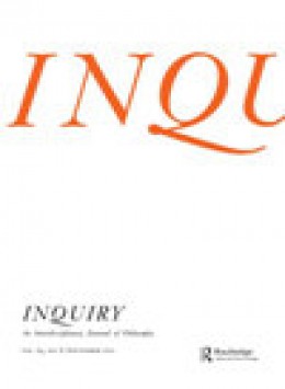 Inquiry-an Interdisciplinary Journal Of Philosophy