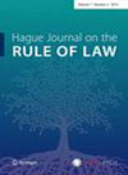 Hague Journal On The Rule Of Law